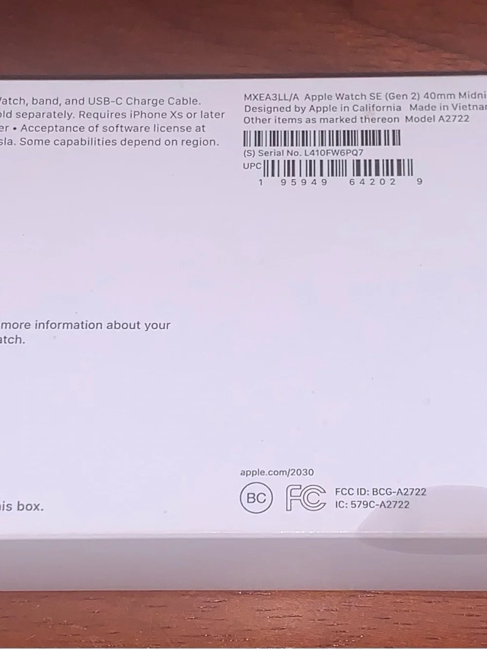Apple includes watch
